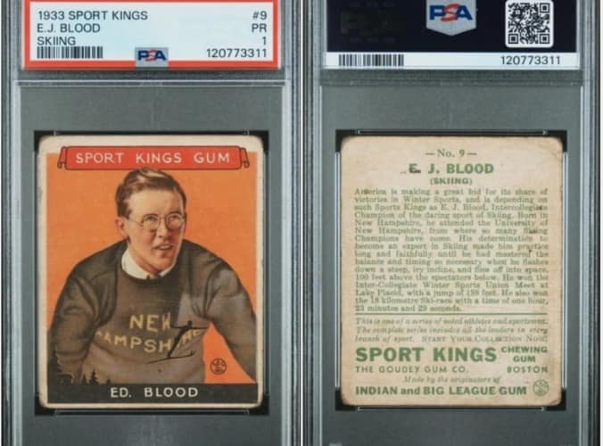 33 Goudey honors Olympic skier Ed Blood legacy