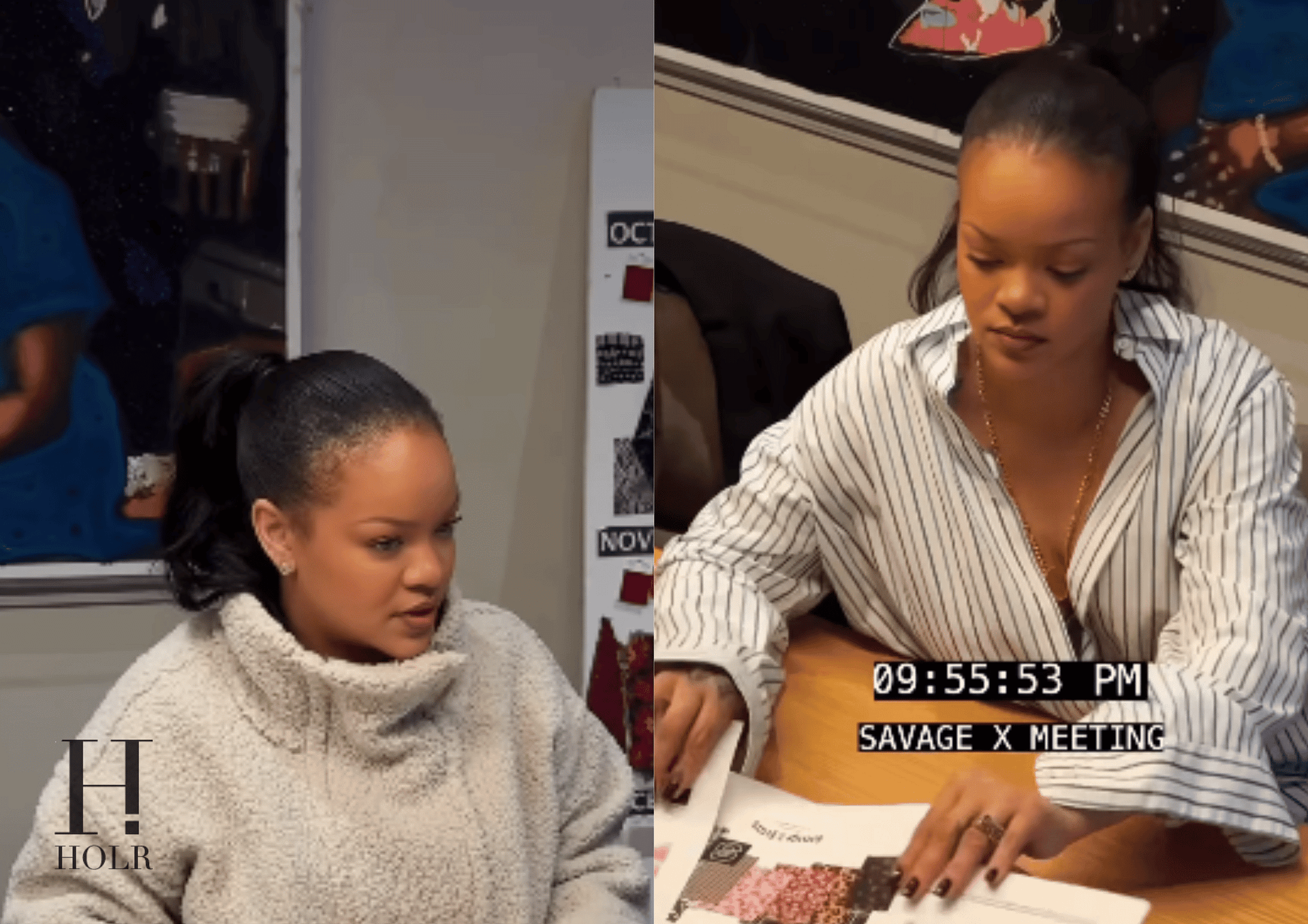 Rihanna Sparks New Music Buzz With Studio Reveal –