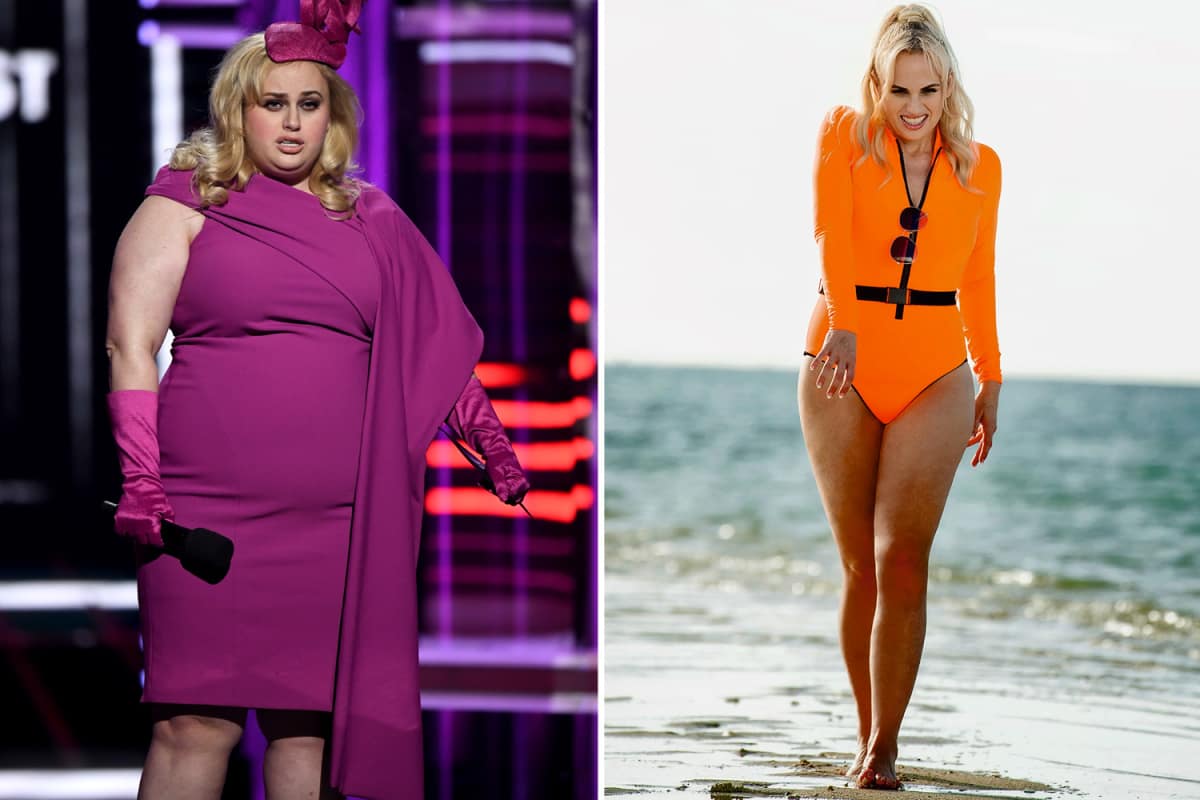 Rebel Wilson's transformation.