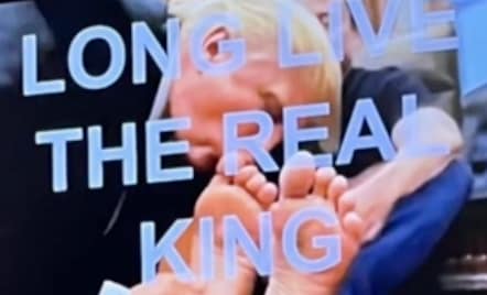 Is Trump Kissing Elon Musk Feet Video AI