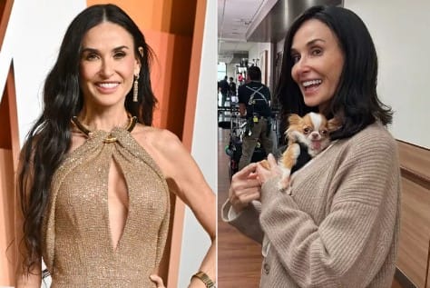 Demi Moore Debuts Bold New Lob