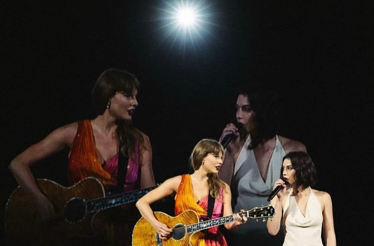 Gracie Abrams thanks Taylor Swift fans.