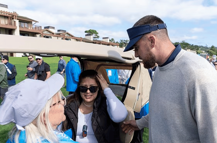 Travis Kelce Hits Spectator With Golf Ball at Pebble Beach Pro-Am