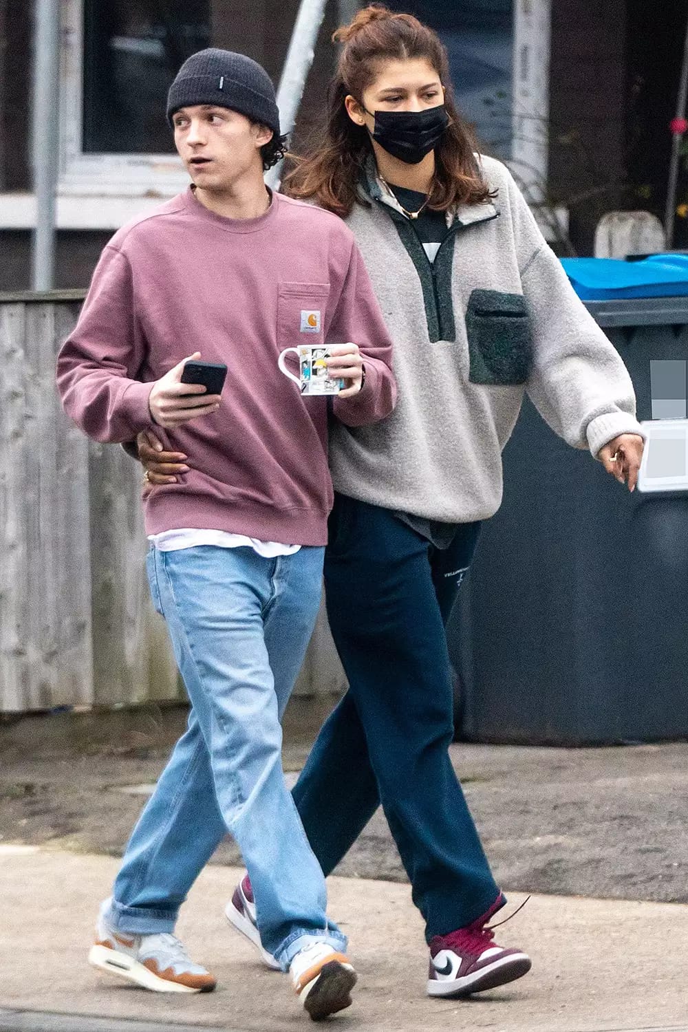 Tom Holland grabs a coffee with Zendaya.