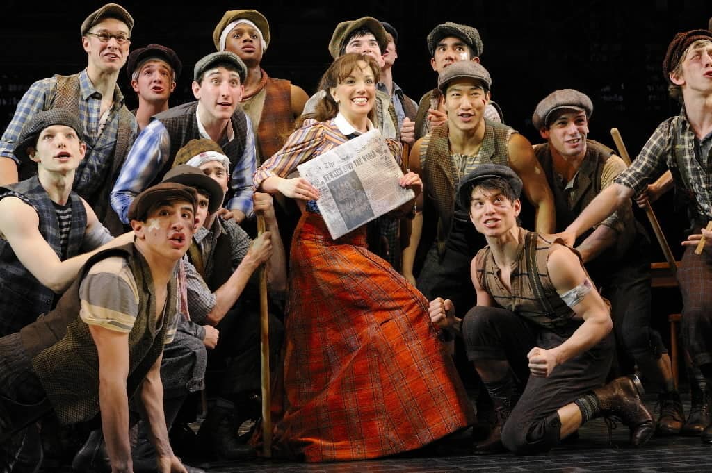 'Newsies' 2012 cast.