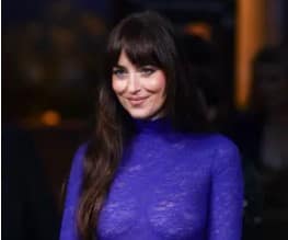 Dakota Johnson Turns Heads at Zurich Film Festival in Sheer Lace Dress