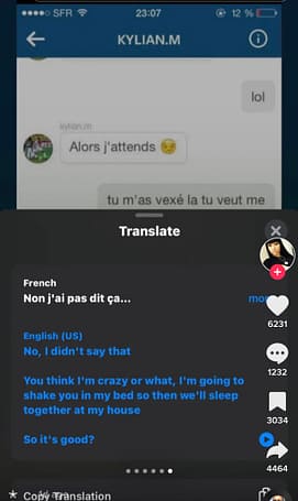 Kylian Mbappe leaked Texts