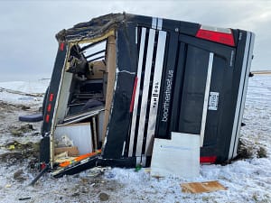 Wolseley Bus Rollover