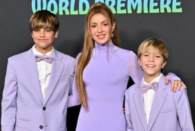 Shakira and Her Sons Shine in Matching Purple at Zootopia 2 Premiere