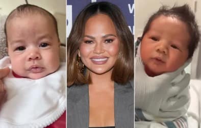 Chrissy Teigen Shares Heartwarming Throwback Clips of Newborn Twins Esti and Wren