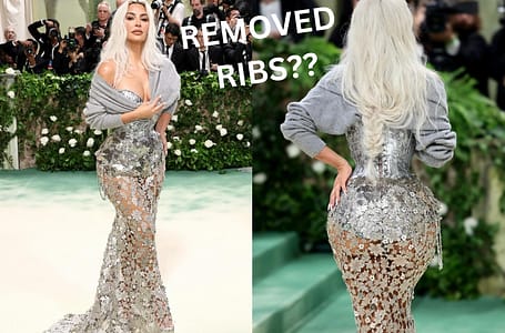 Kim Kardashian Met Gala 2024 Ribs Removed