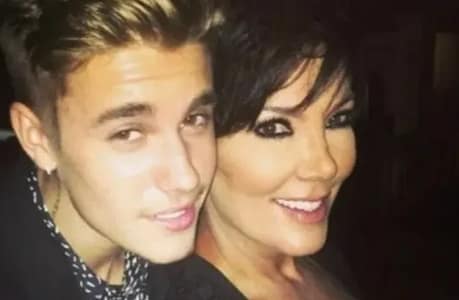 justin bieber and kris jenner