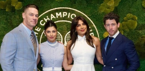 Priyanka Chopra & John Cena Enjoy Wimbledon with Spouses