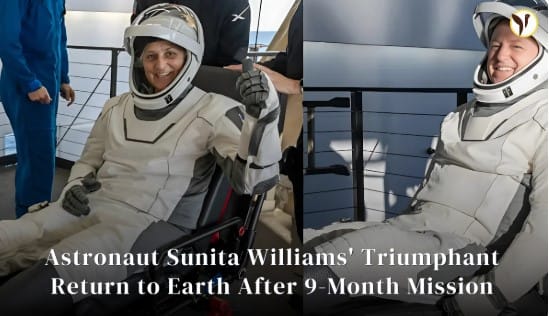 Sunita Williams Returns to Earth: A Historic Comeback After Nine Months in Space!