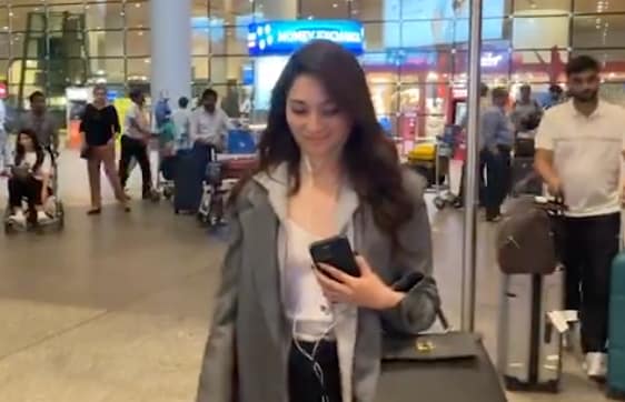 Tamannah Bhatia Fashion Airport Look
