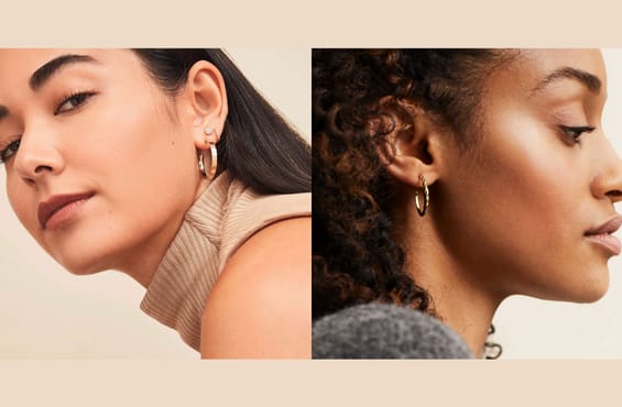 Mejuri Gold Hoop Earrings