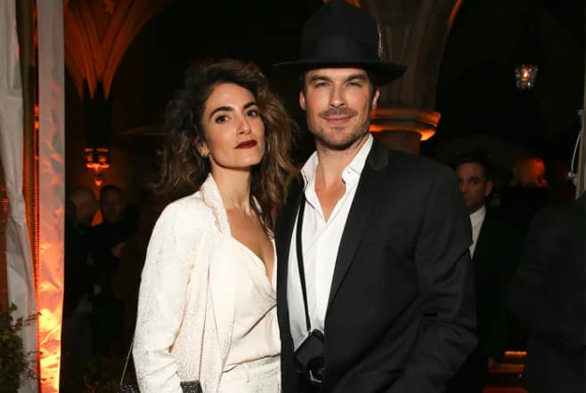 Nikki Reed and Ian Somerhalder
