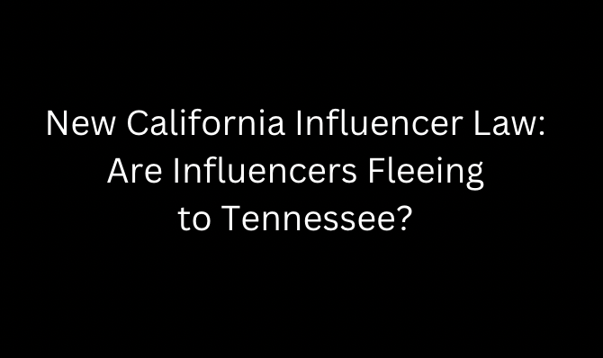 New California Influencer Law Has Internet Pointing Fingers At Family Vloggers