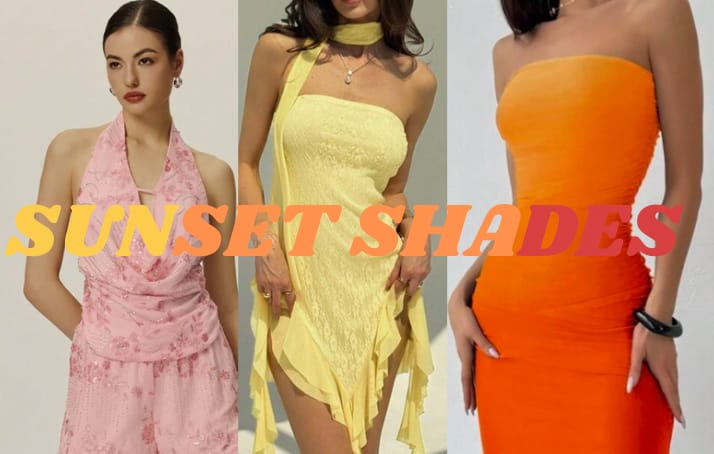 How To Style: Sunset Shades Fashion Color Trend 2025