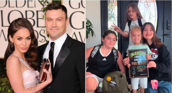 Megan Fox and Brian Austin Green’s Kids Pose for Rare Family Photo