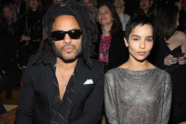 Lenny Kravitz and Zoe Kravitz