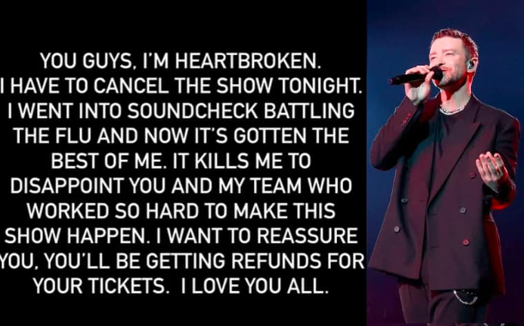 Timberlake Calls Off Columbus Show Last Minute