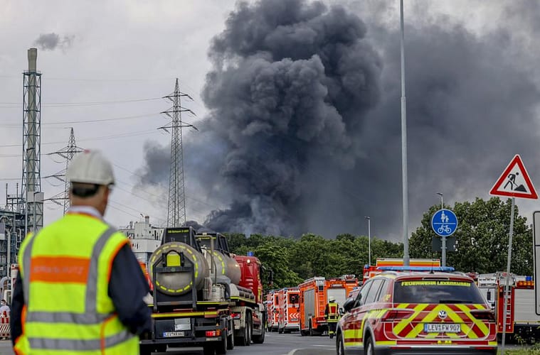 chemical explosion Germany