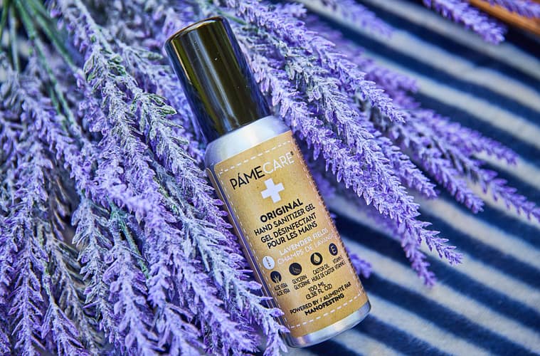 PÁMECARE hand sanitzer bottle
