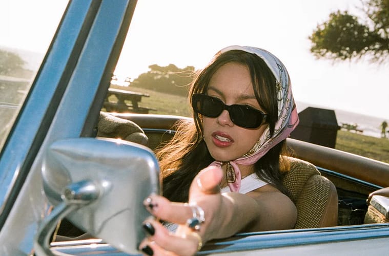 Olivia Rodrigo selling clothes from music video on Depop