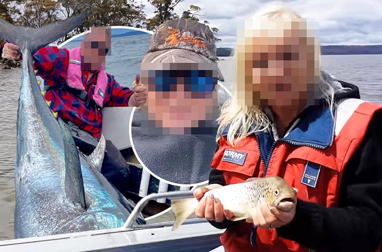 Woman with Trout Video Charged