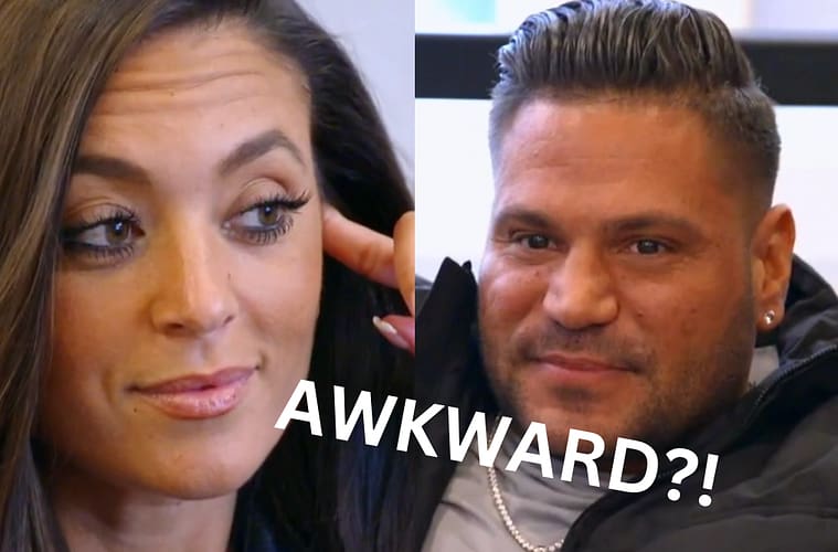 Jersey Shore Ronnie And Sammi Reunion Episode Moment Awkward Watch