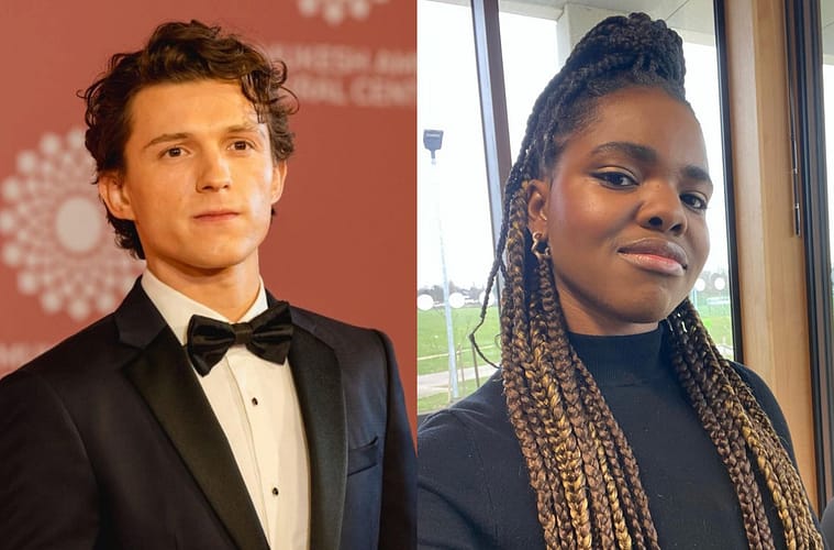 Tom Holland and Francesca Amewudah-Rivers.