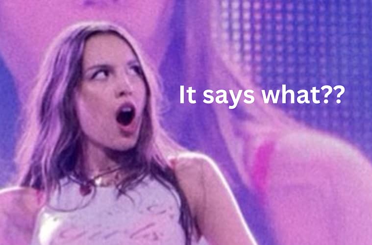 Olivia Rodrigo responds to Hope Ur Ok lyrics tattoo