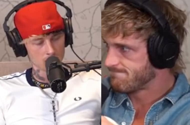 Logan Paul Crying Machine Gun Kelly Interview