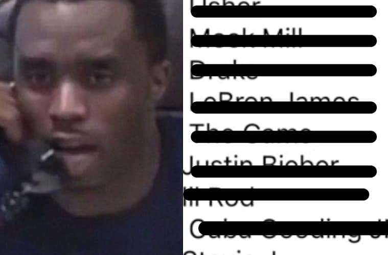 Diddy Party List Celebrities Leaked Names Alleged