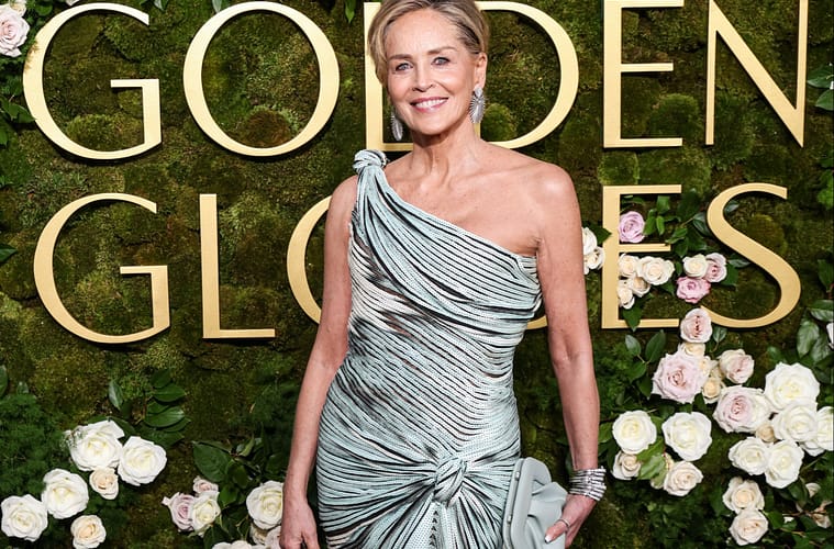 Sharon Stone Prioritizes Comfort Over Matching Shoes