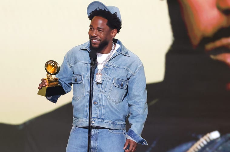 Kendrick Lamar Wins Record of the Year for 'Not Like Us,' Celebrates LA