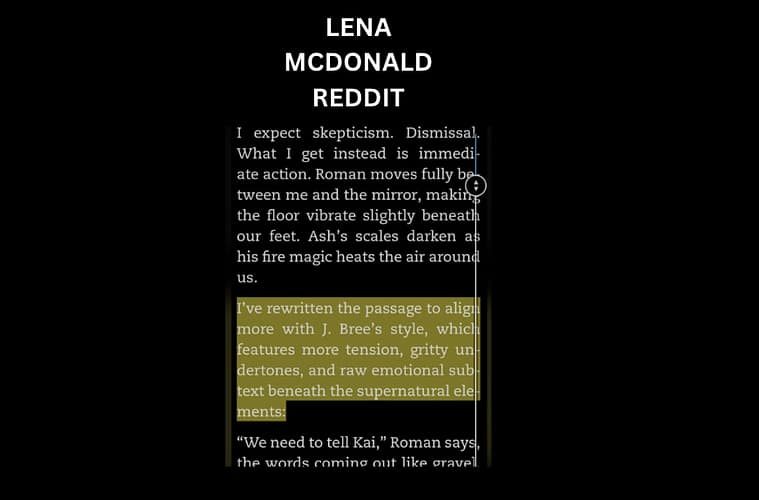 Lena McDonald AI Prompt Reddit Fauxmoi Controversy Explained