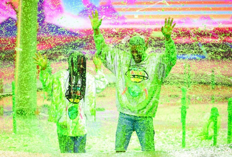 Celebrities get 'slimed' at the Nickelodeon Kids Choice Awards