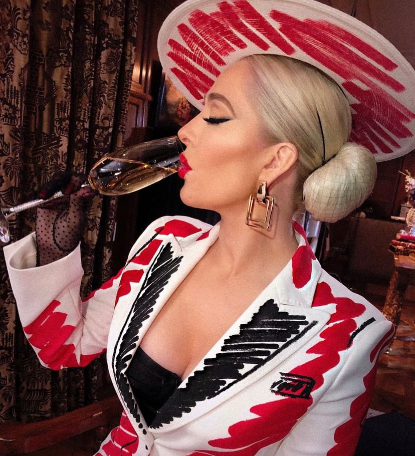 Erika Jayne's confessional look