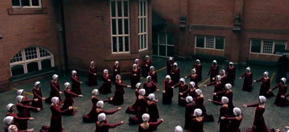 Red Center's exterior "The Handmaid's Tale."