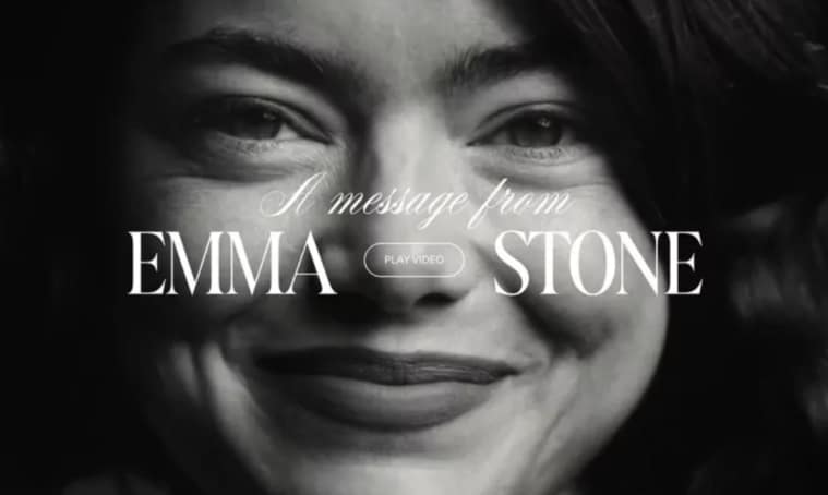 Emma Stone loses her cool in Squarespace Super Bowl ad