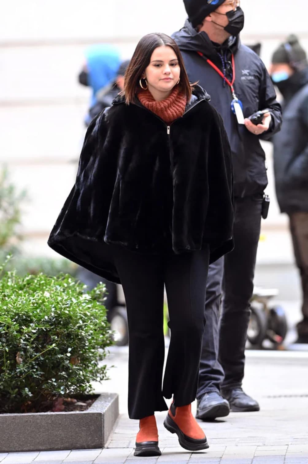 Selena Gomez / while filming Only Murders In The Building