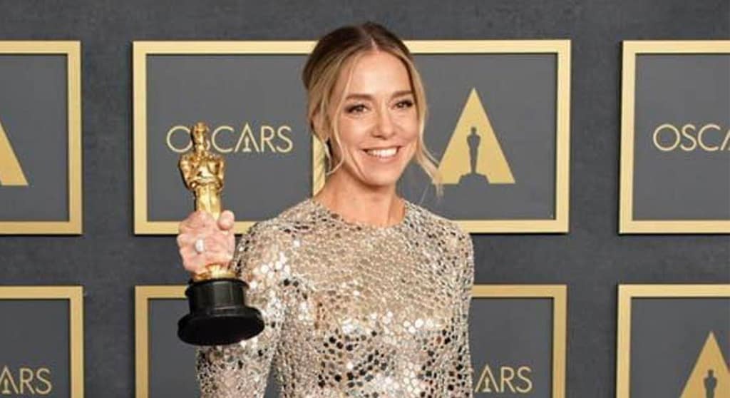 Sian Heder at the Oscars.