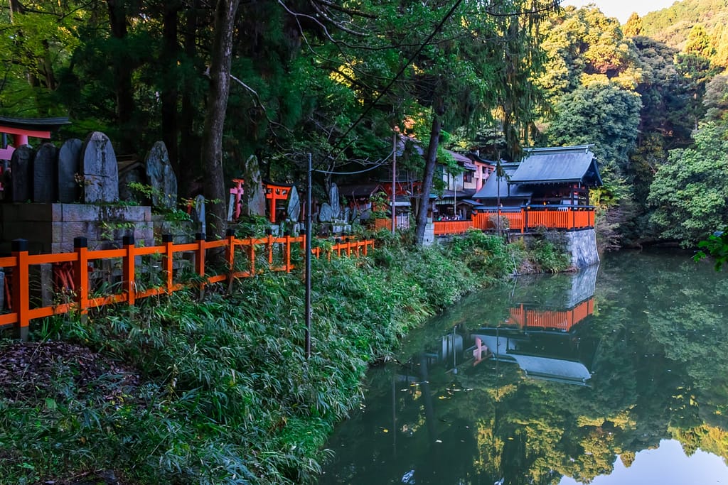Magical shrine Kyoto Japan