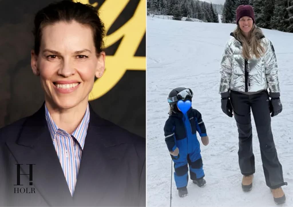 Hilary Swank Shares Rare Twin Photo on Ski Trip – Hilary Swank Shares Rare Twin Photo on Ski Trip –