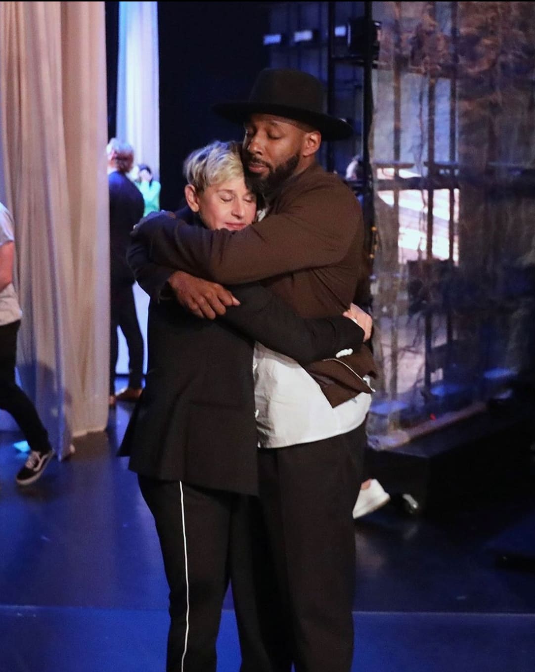 Ellen DeGeneres and Stephen 'tWitch' Boss