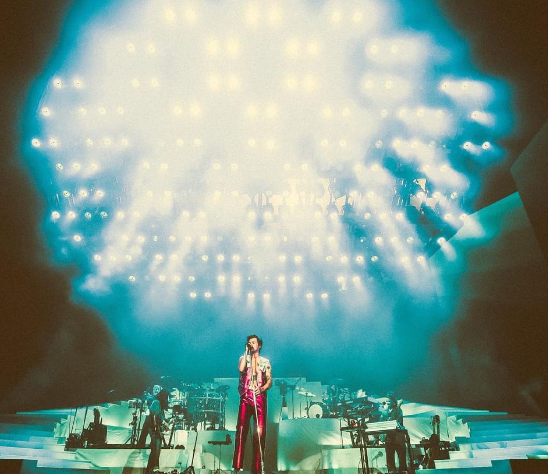 Harry Styles on Coachella stage