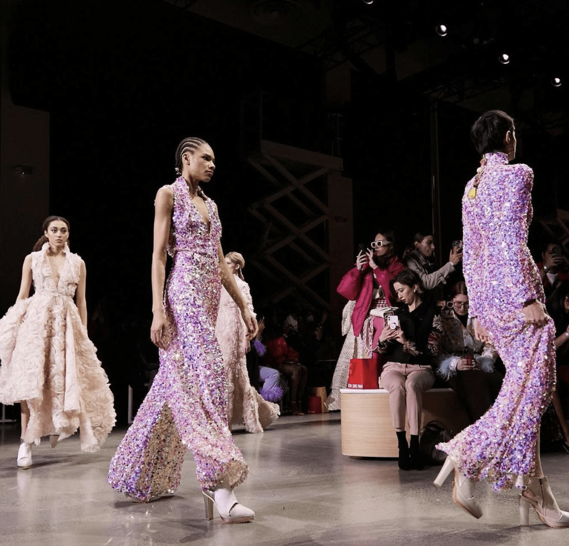 Models Walking the Runway