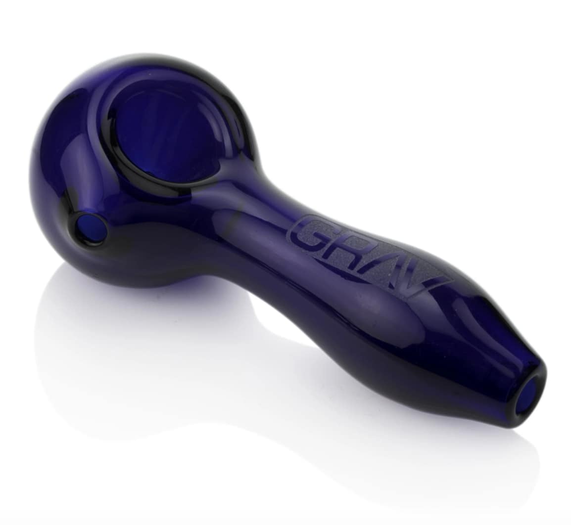 glass cannabis pipe